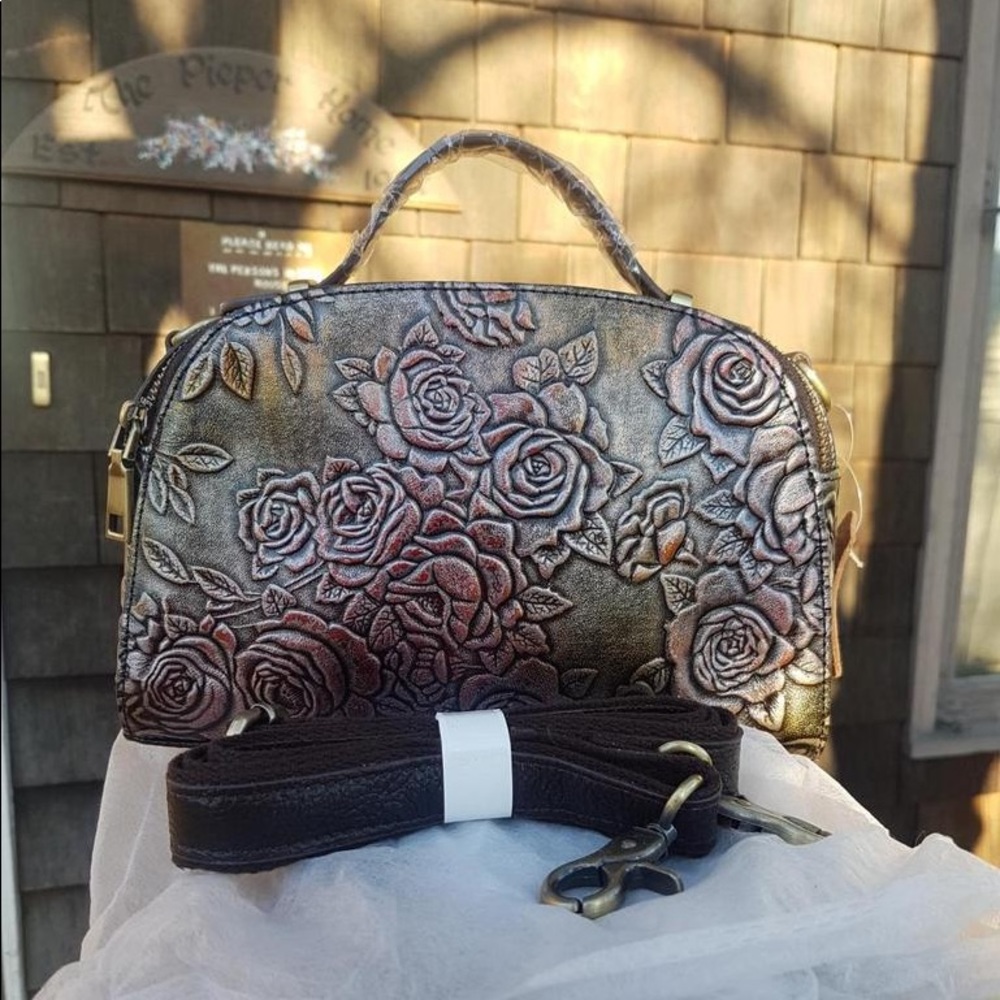 GOLDEN FLORAL BAG - Picture 4 of 12